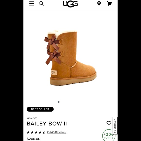 UGGS Bailey Bow size 6 - Picture 7 of 7
